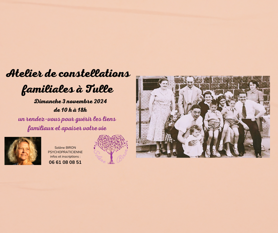 Atelier de Constellations Familiales à Tulle